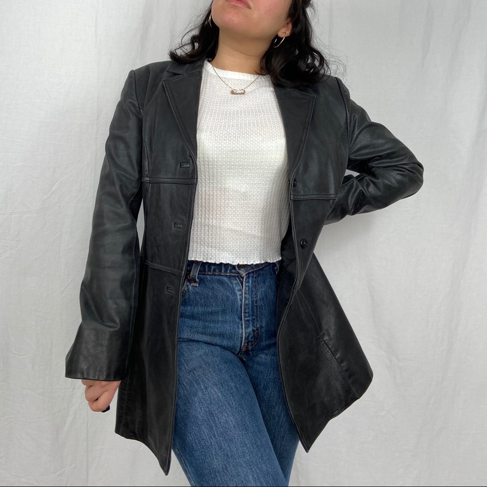 Y2K leather Jacket size M
